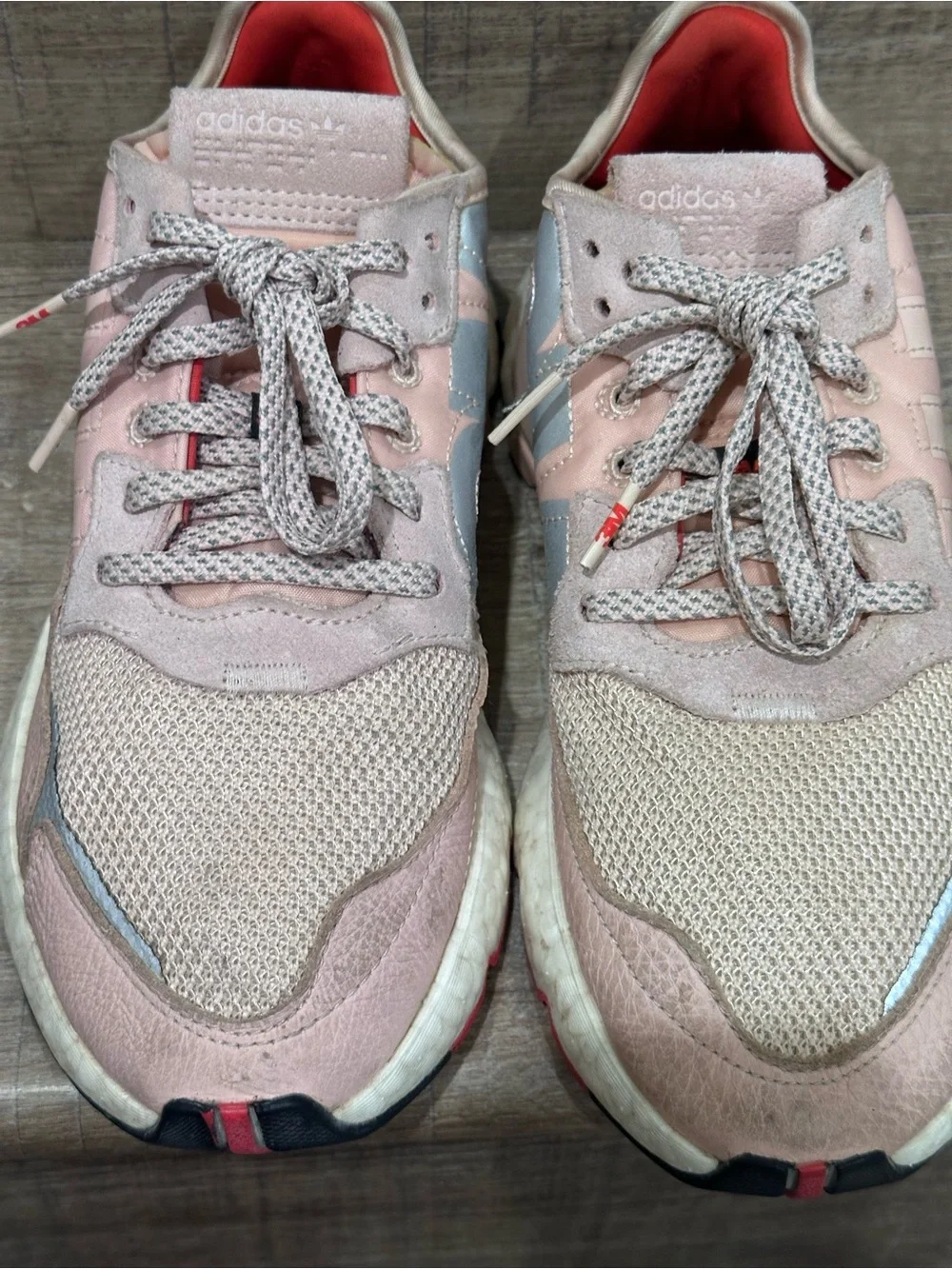 Adidas 3M Nite Joggers Valour Pink Lightweight Running Sneakers